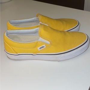 Yellow Slip On Vans